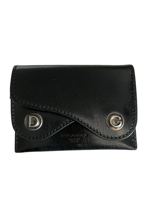 Dolce & Gabbana - Leather Card Case Keychain in Black 0243240