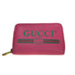 Gucci - Pink Leather Logo Compact Zip Wallet 1405975