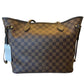 Louis Vuitton - Neverfull Mm with Pouch in Damier Ebene 1019403