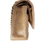 Chanel - Double Flap in Quilted Lambskin in Dark Tan 1401911