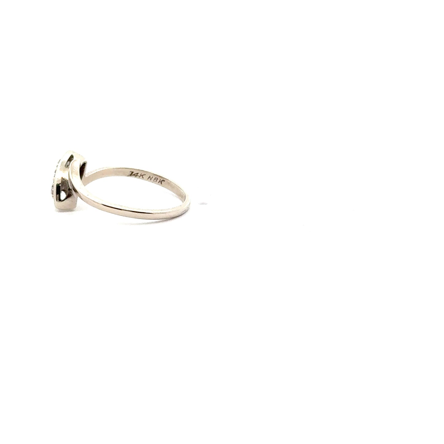 Dainty Titled Shield Ring Size 6.75 1400034