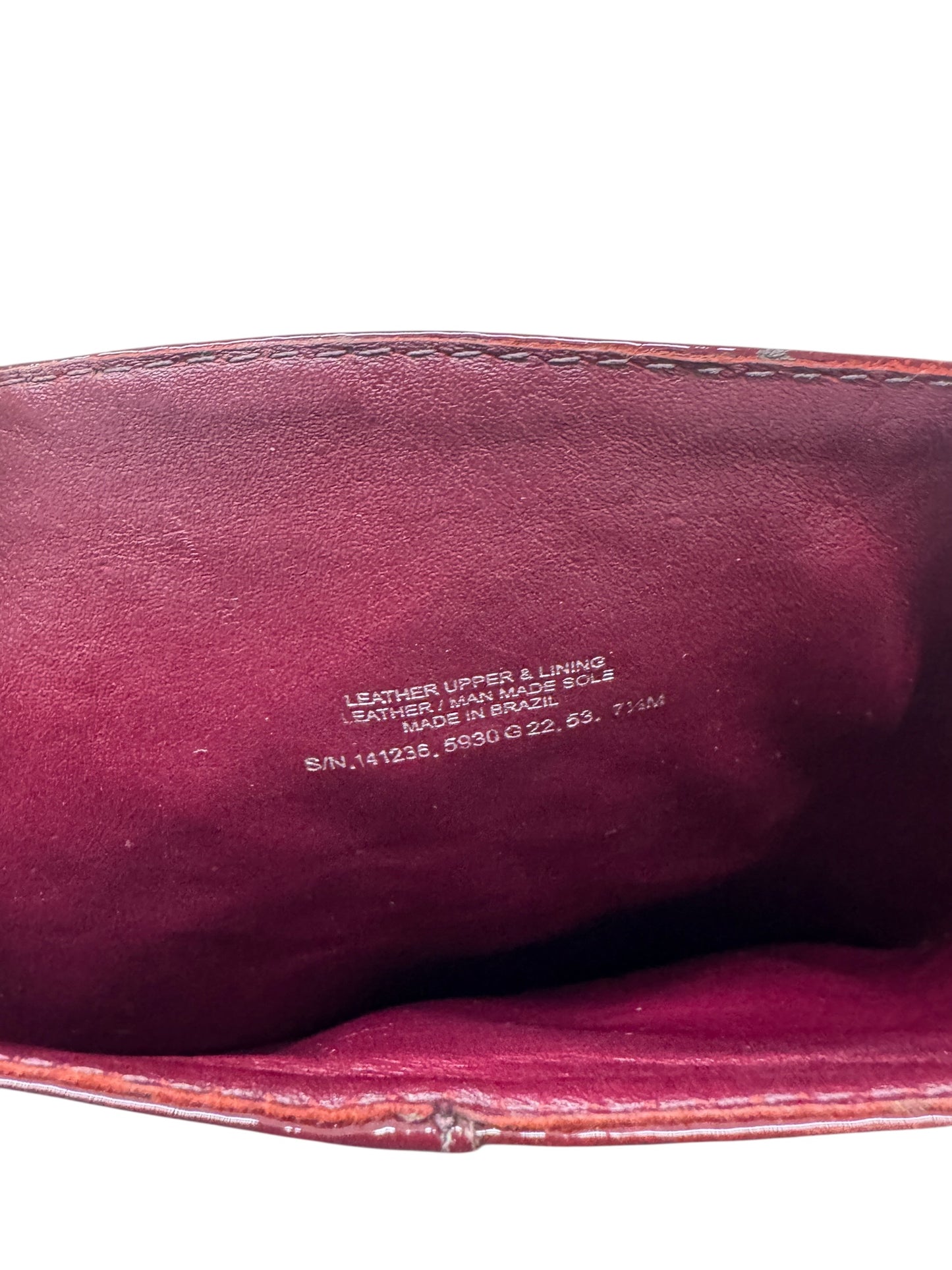 Pre-Owned Tory Burch Riding Boot in Bordeaux Size 7