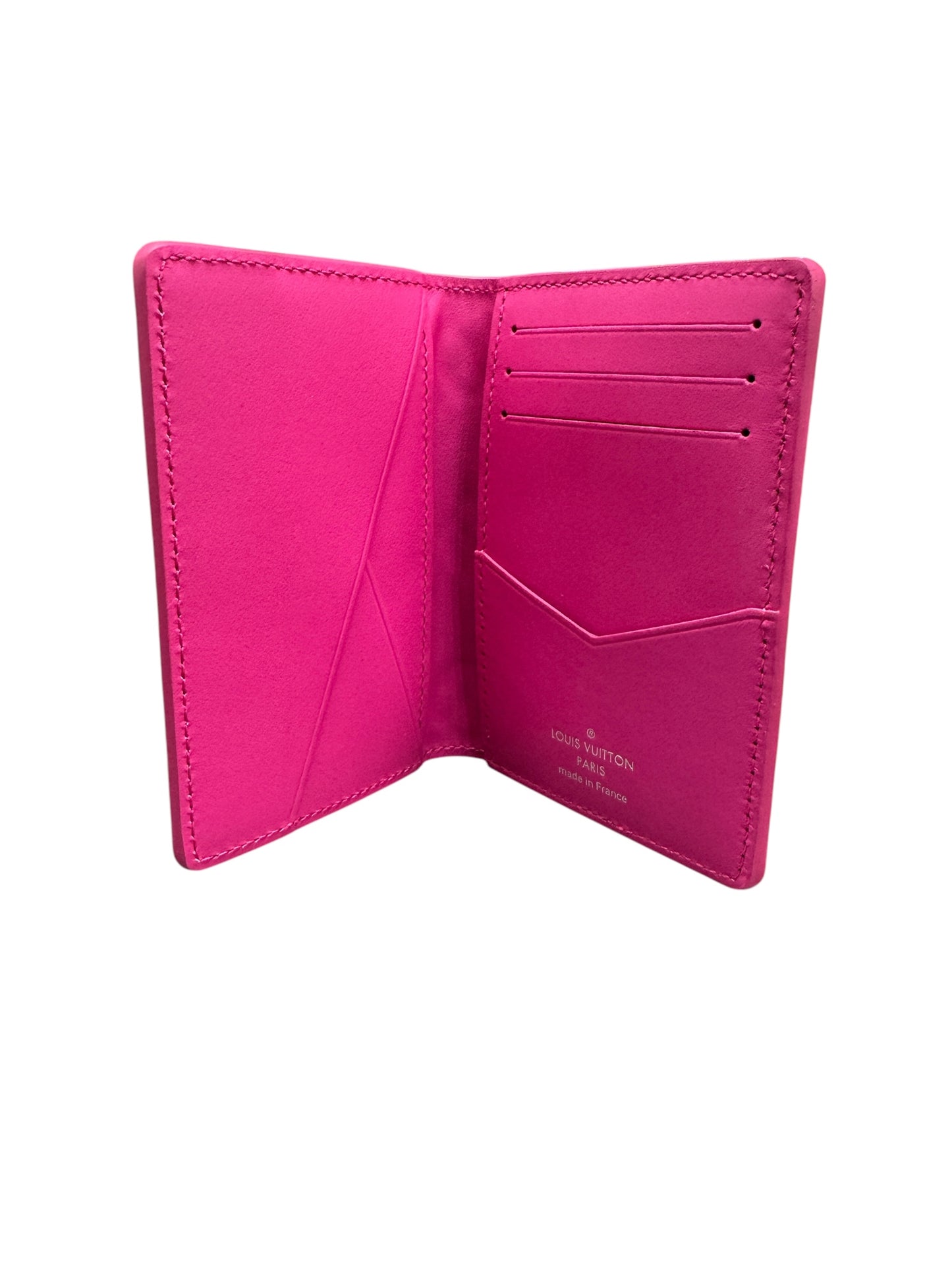 Louis Vuitton - Pocket Organzier Wallet in Taurillon Fuchsia 1406818