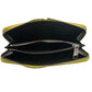 Authentic Bottega Veneta Yellow Zip Around Wallet