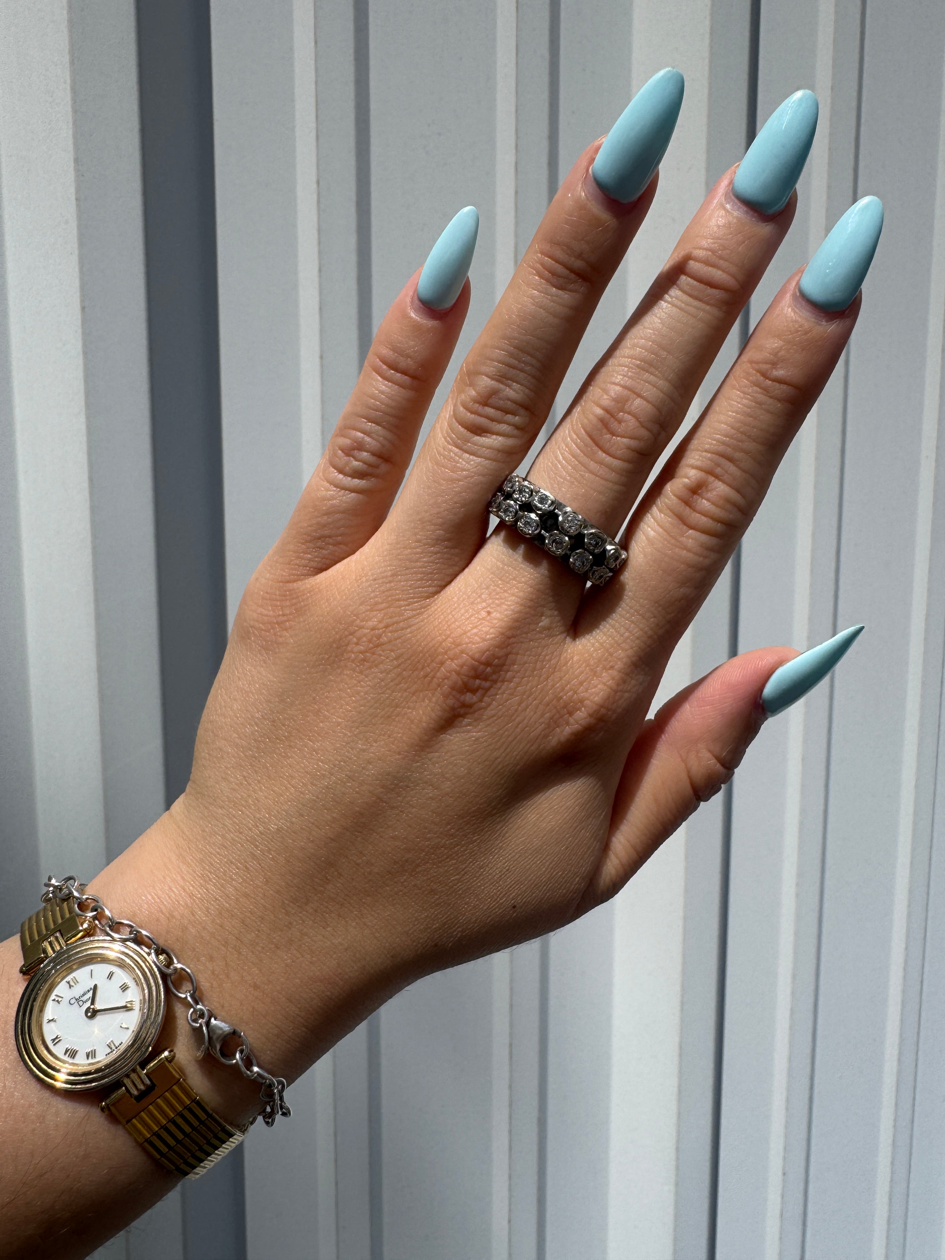 Double Diamond Dignity Ring Size 8.5 1504046