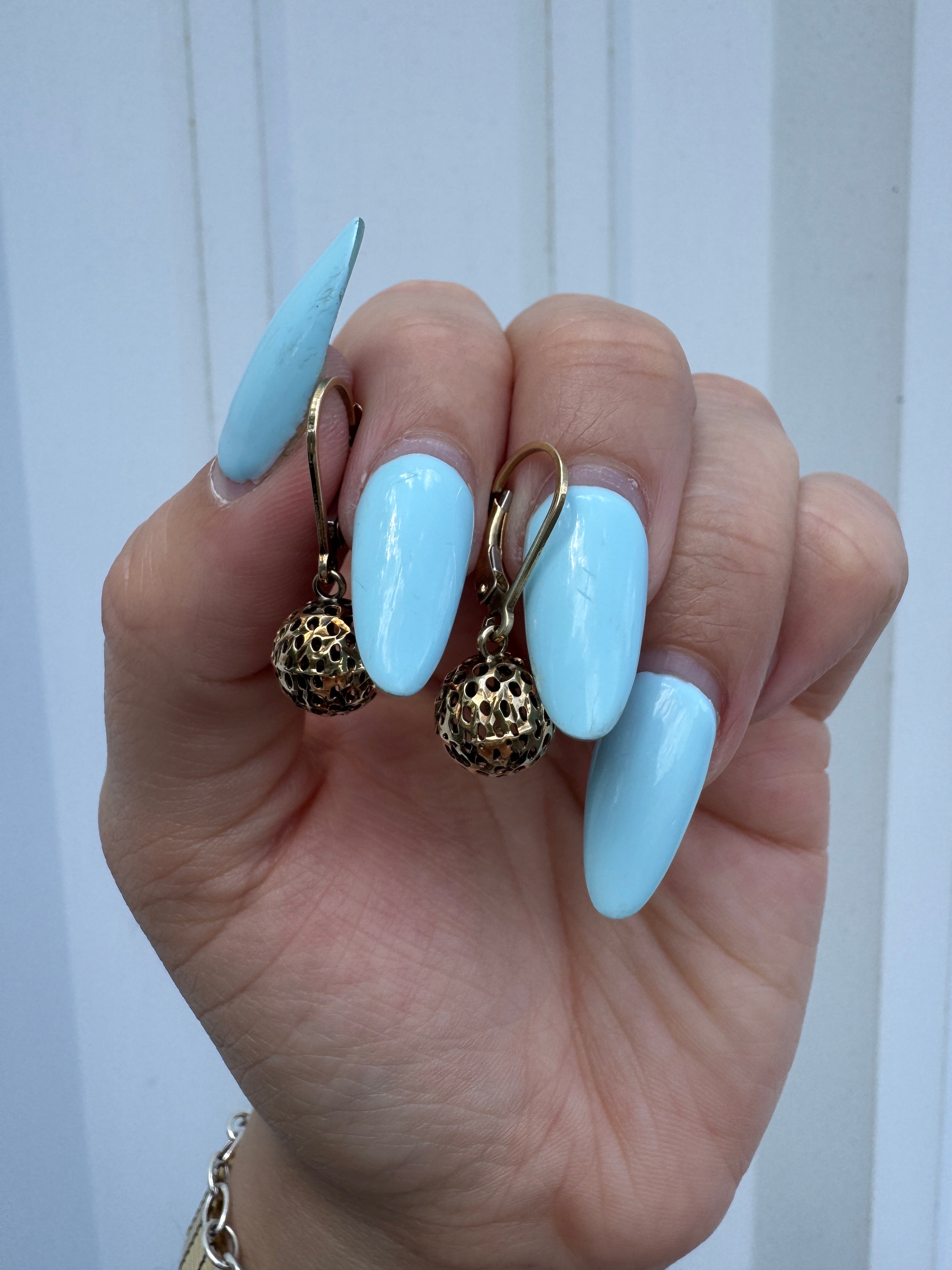 Golden Globe Dangle Earrings 1505124
