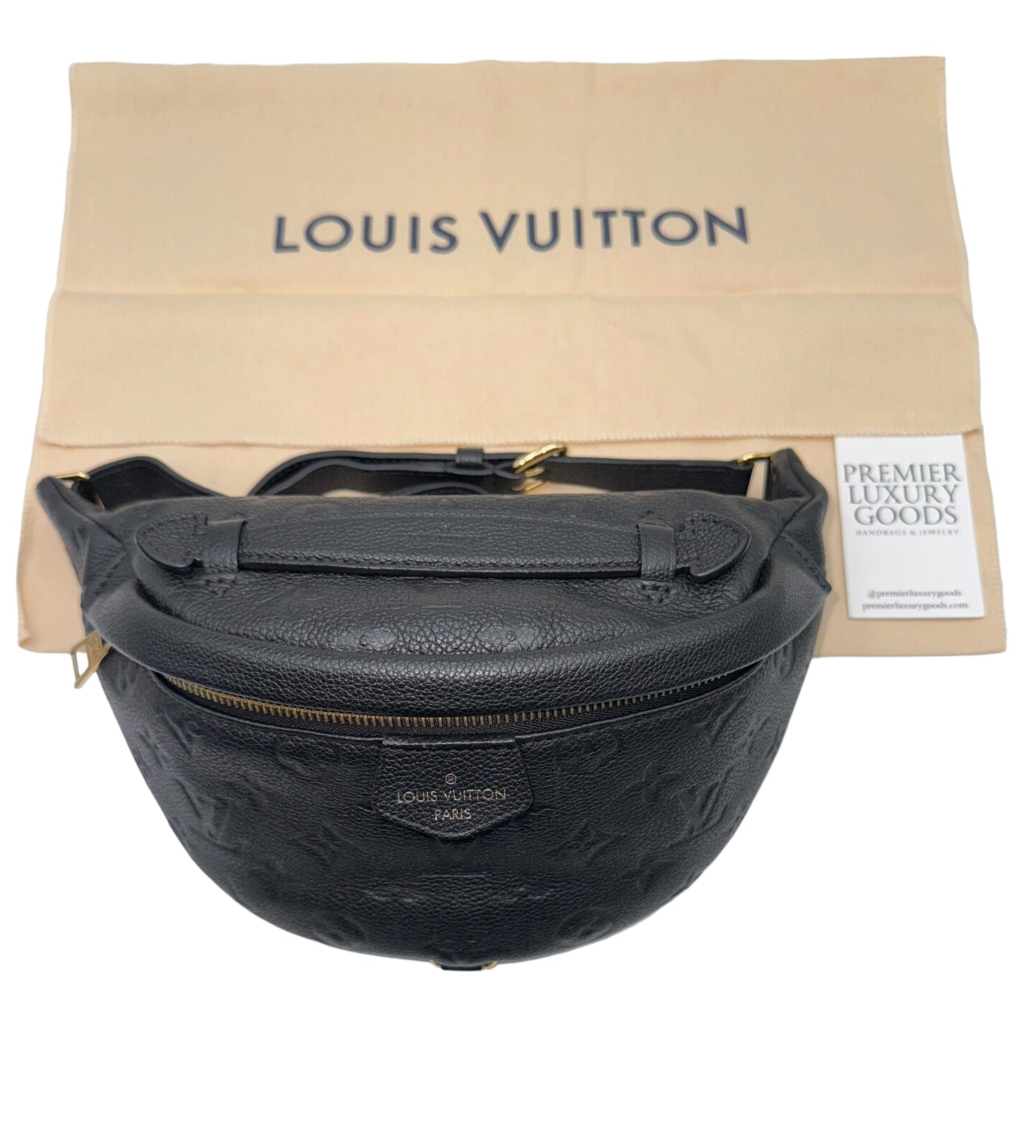 Louis Vuitton - Black Empreinte Bumbag 0626263