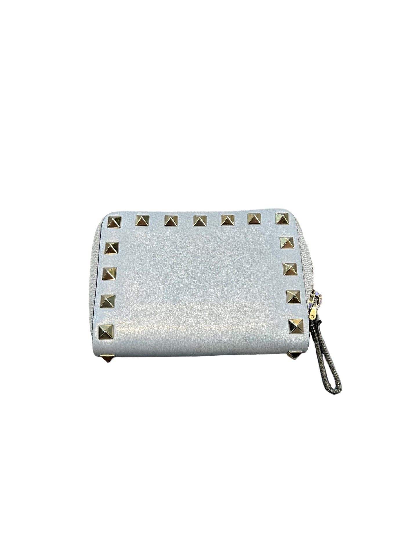 Valentino - Studded Folding Wallet in Light Blue 1401789