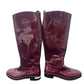 Pre-Owned Tory Burch Riding Boot in Bordeaux Size 7