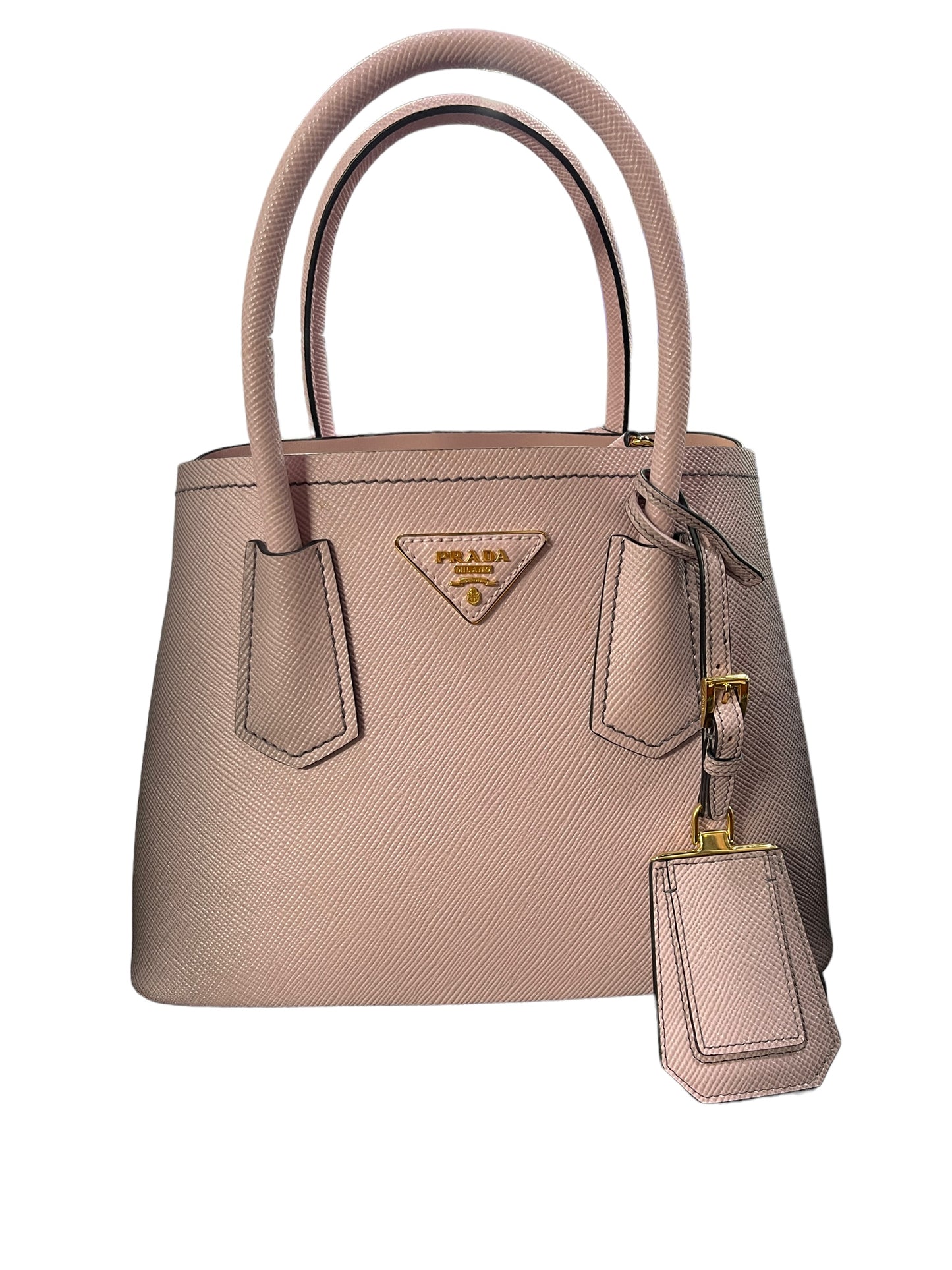 Prada - Mini Double Bag in Pink Ombre 0453643