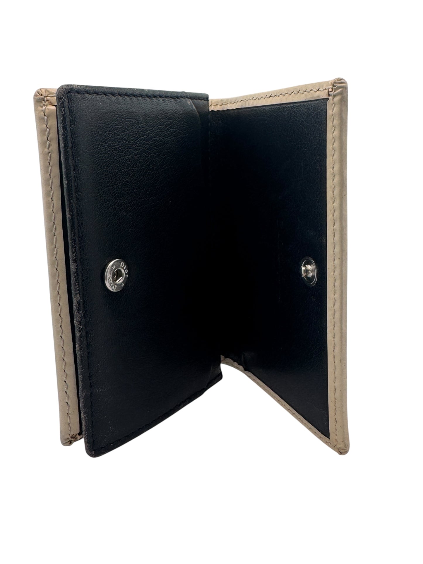 Authentic Dior Trotter Bifold Snap Wallet