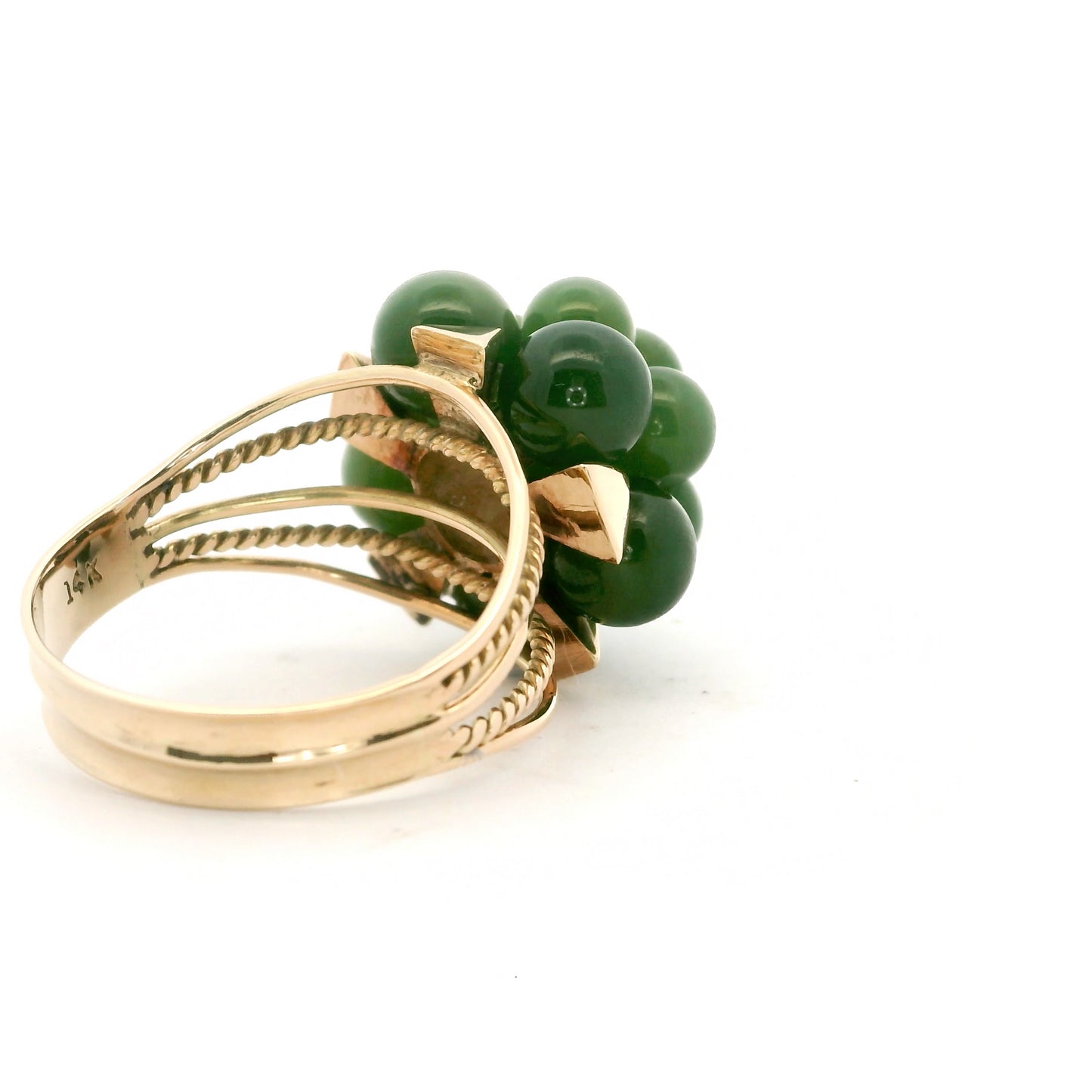 Topped with Caviar Ring Size 7.5 0458697