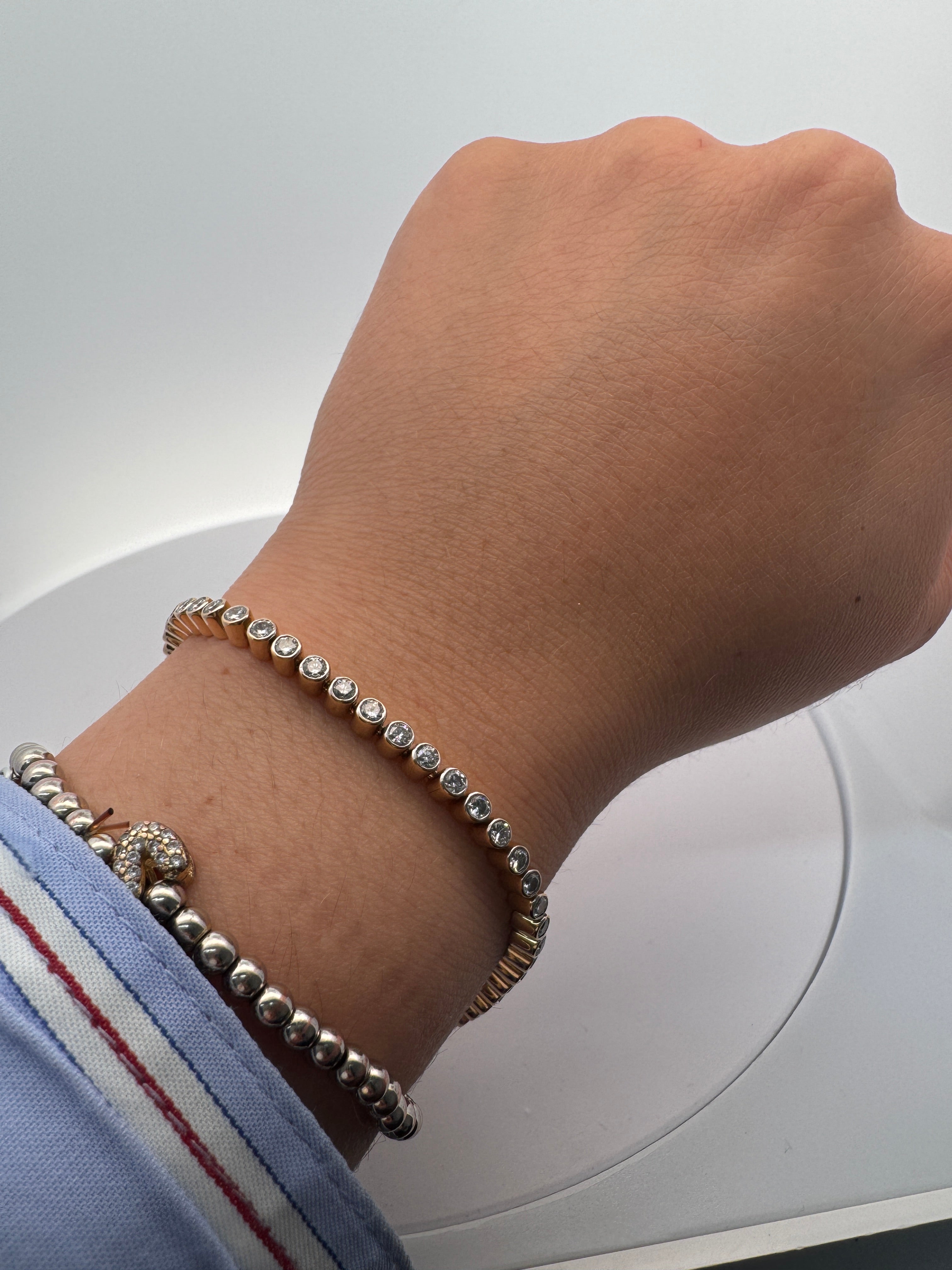 Bezel Set Tennis Bracelet 1316642