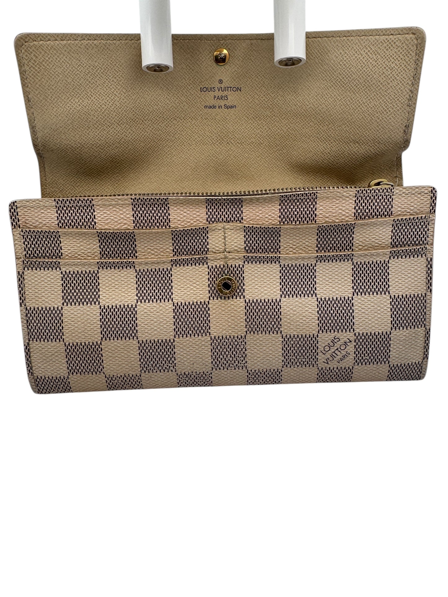 Louis Vuitton Sarah Wallet in Damier Azur