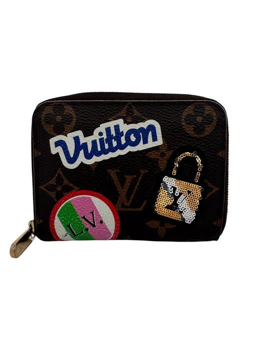 Louis Vuitton Zippy Compact Coin Purse with Patches