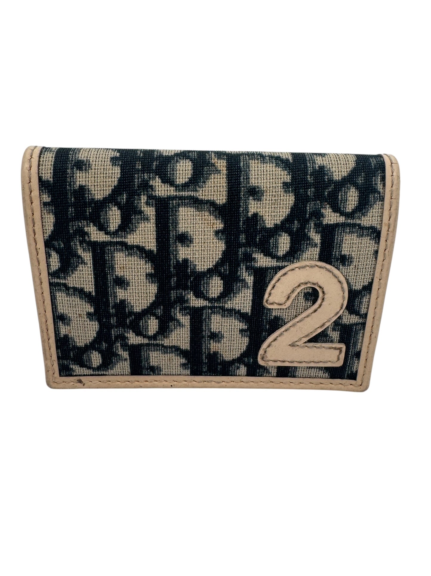 Authentic Dior Trotter Bifold Snap Wallet