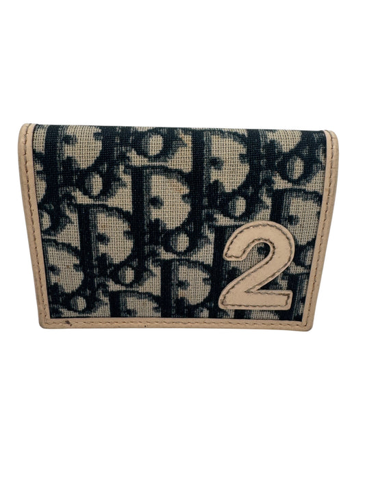 Authentic Dior Trotter Bifold Snap Wallet
