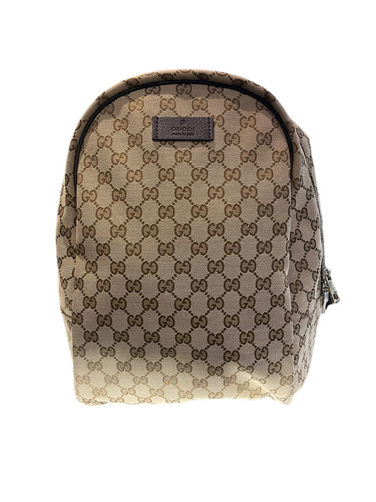 Gucci - Top Zip Backpack in Monogram Canvas 0242782