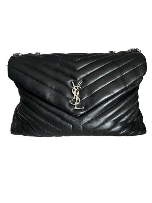 Yves Saint Laurent - LouLou Large in Quilted Black