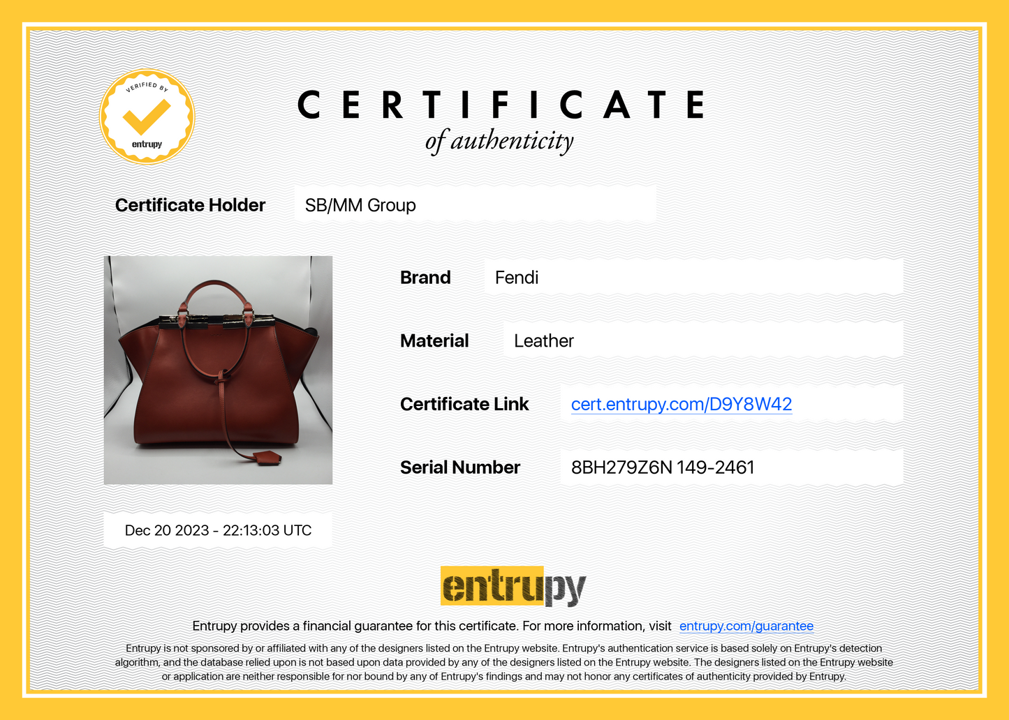 Fendi - 3Jours Tote in Red 0453769