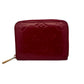 Authentic Louis Vuitton Zippy Coin Purse in Red Vernis