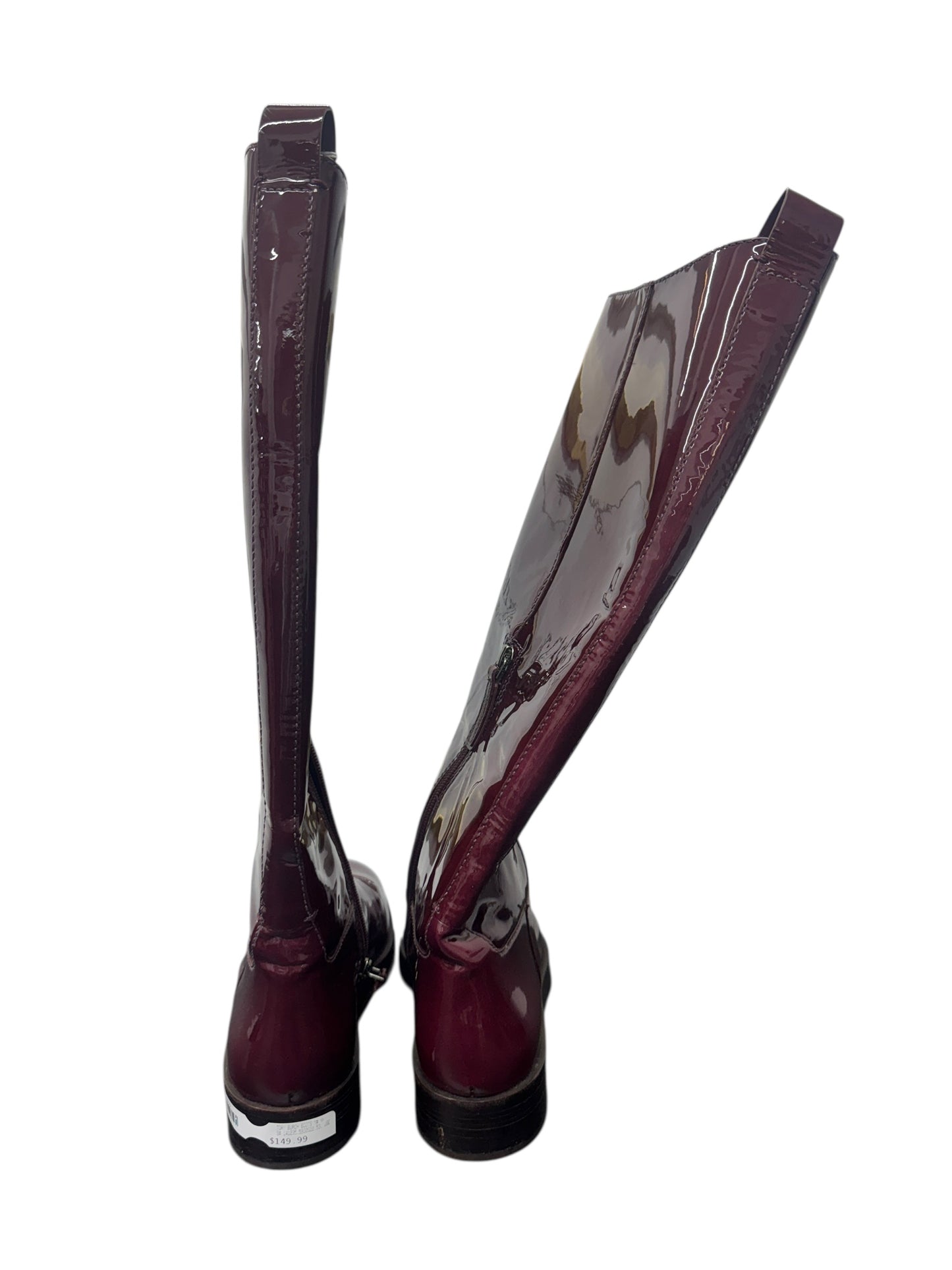 Pre-Owned Tory Burch Riding Boot in Bordeaux Size 7