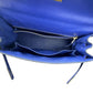Authentic Hermès Kelly Sellier 25 in Bleu Electric with Gold Hardware 0251097