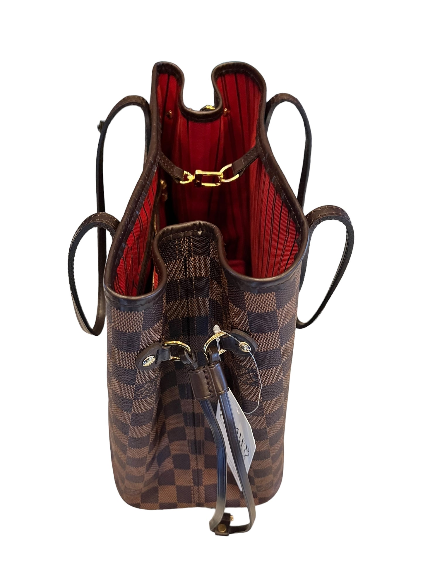 Louis Vuitton-Neverfull MM Tote Damier Ebene Canvas 1019833