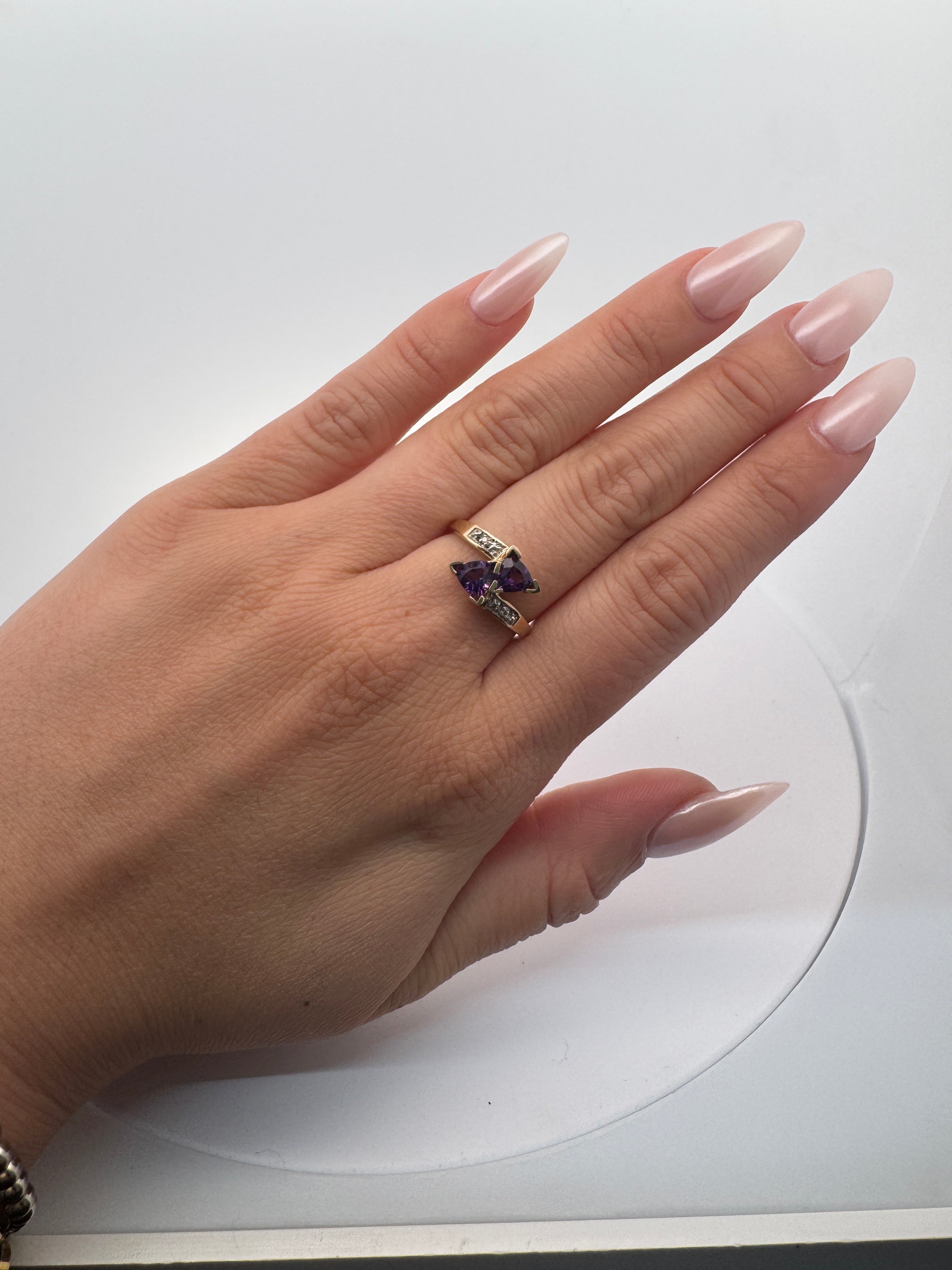 Purple Stardust Ring Size 7 0832984