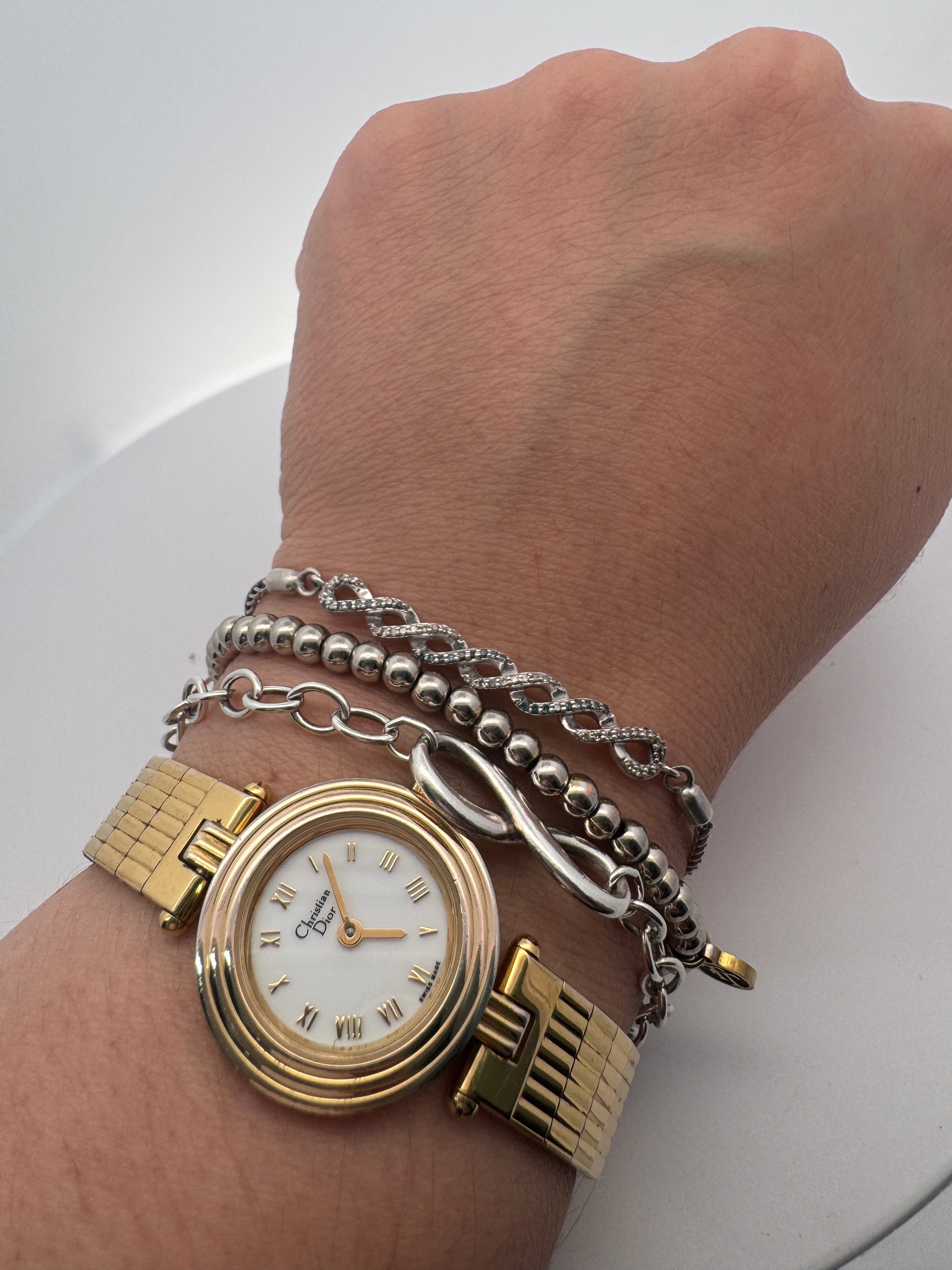 Waves of Silver Adjustable Bracelet 0830286