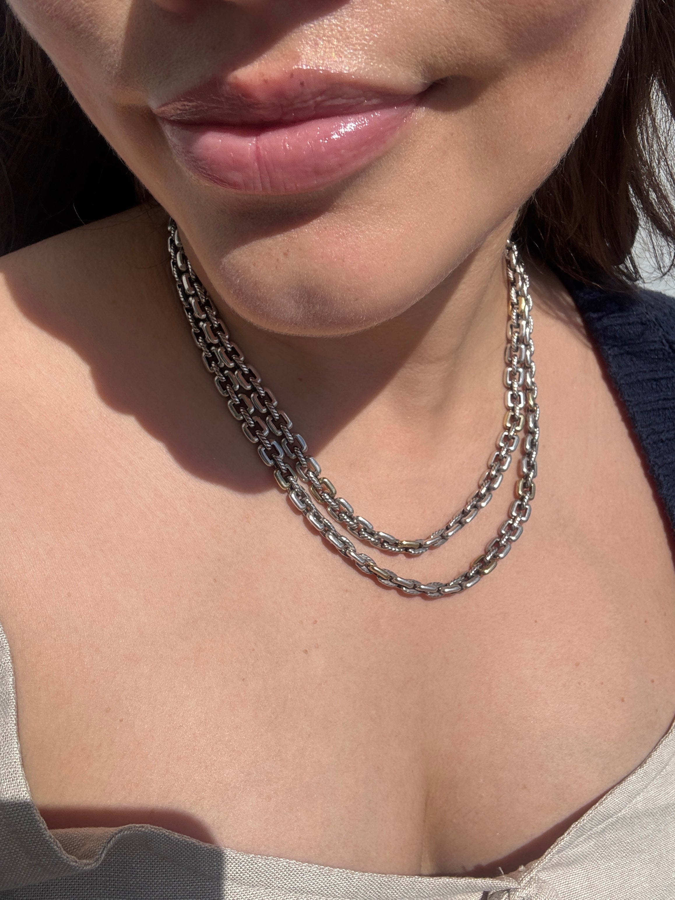 Double Row DY Necklace 1505436