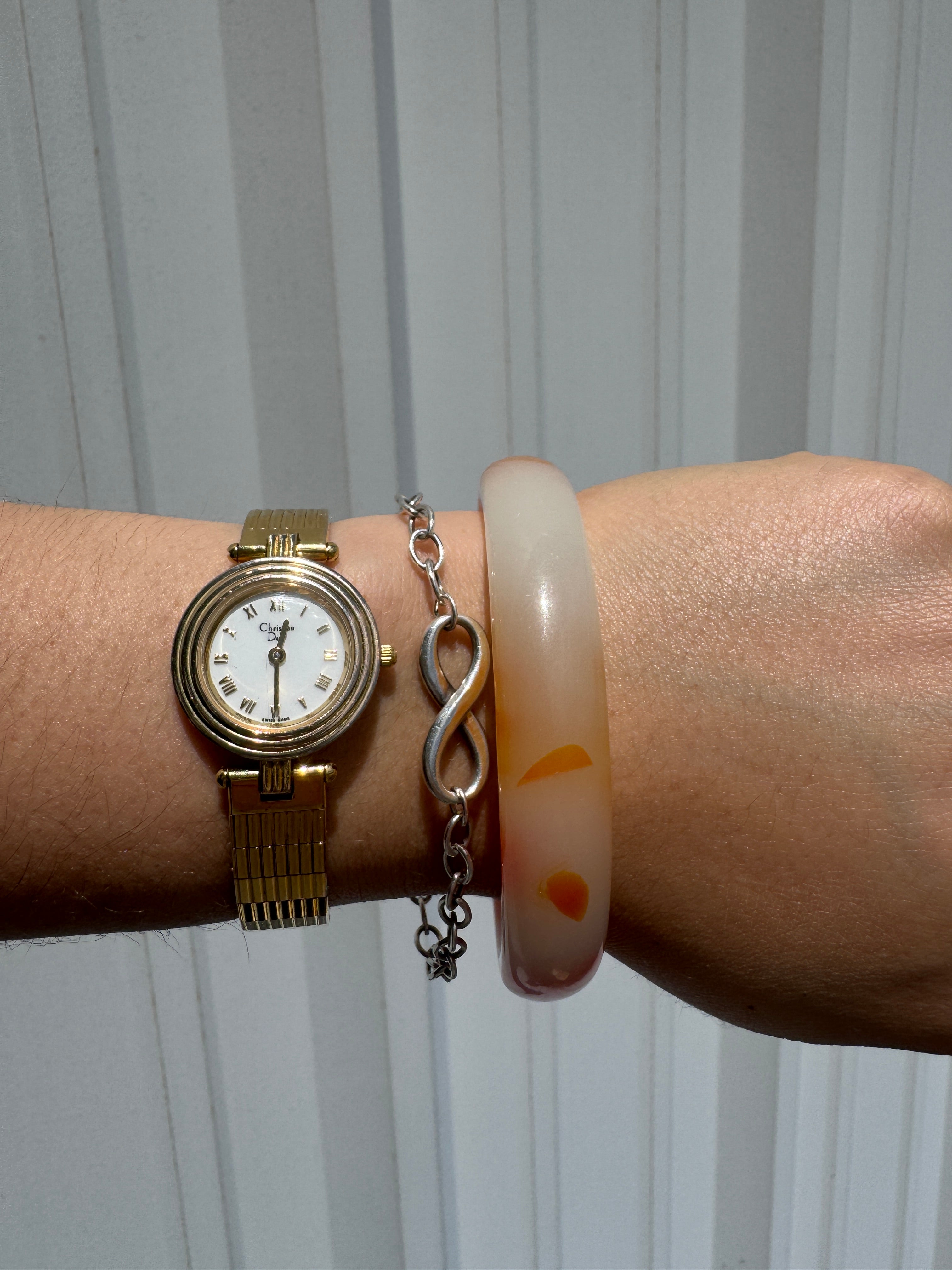 Salmon Jade Bangle 1220396