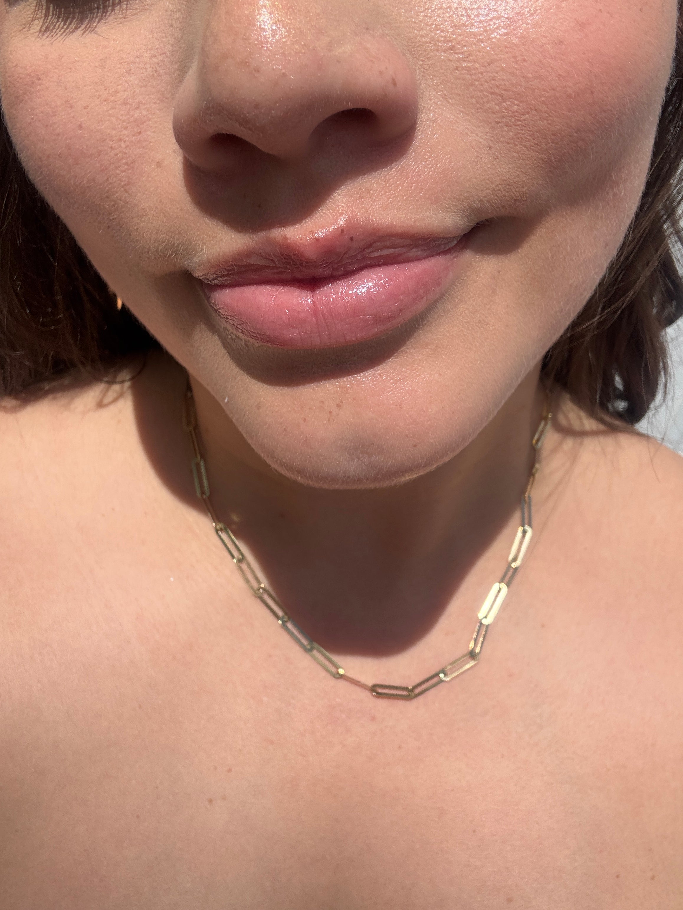 Golden Link Necklace 0719734-12