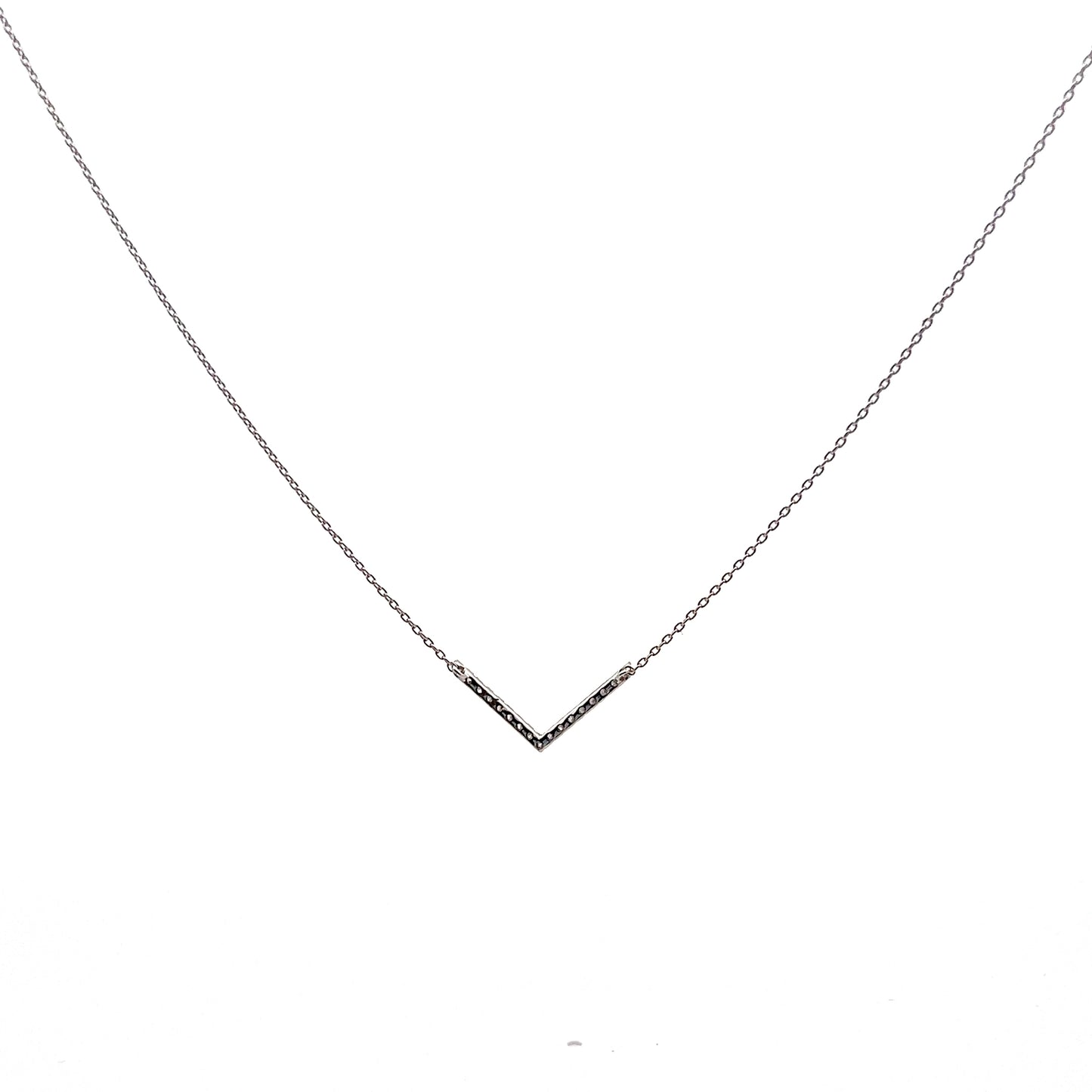 Link V Shape Necklace 0936670