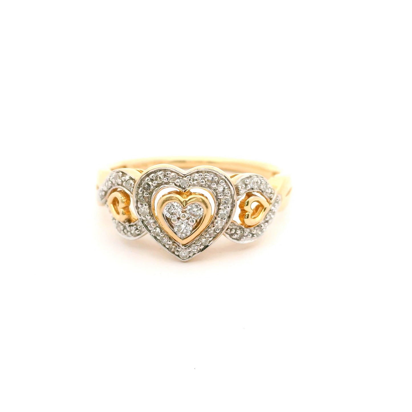Locked In Hearts Ring Size 7 1503394