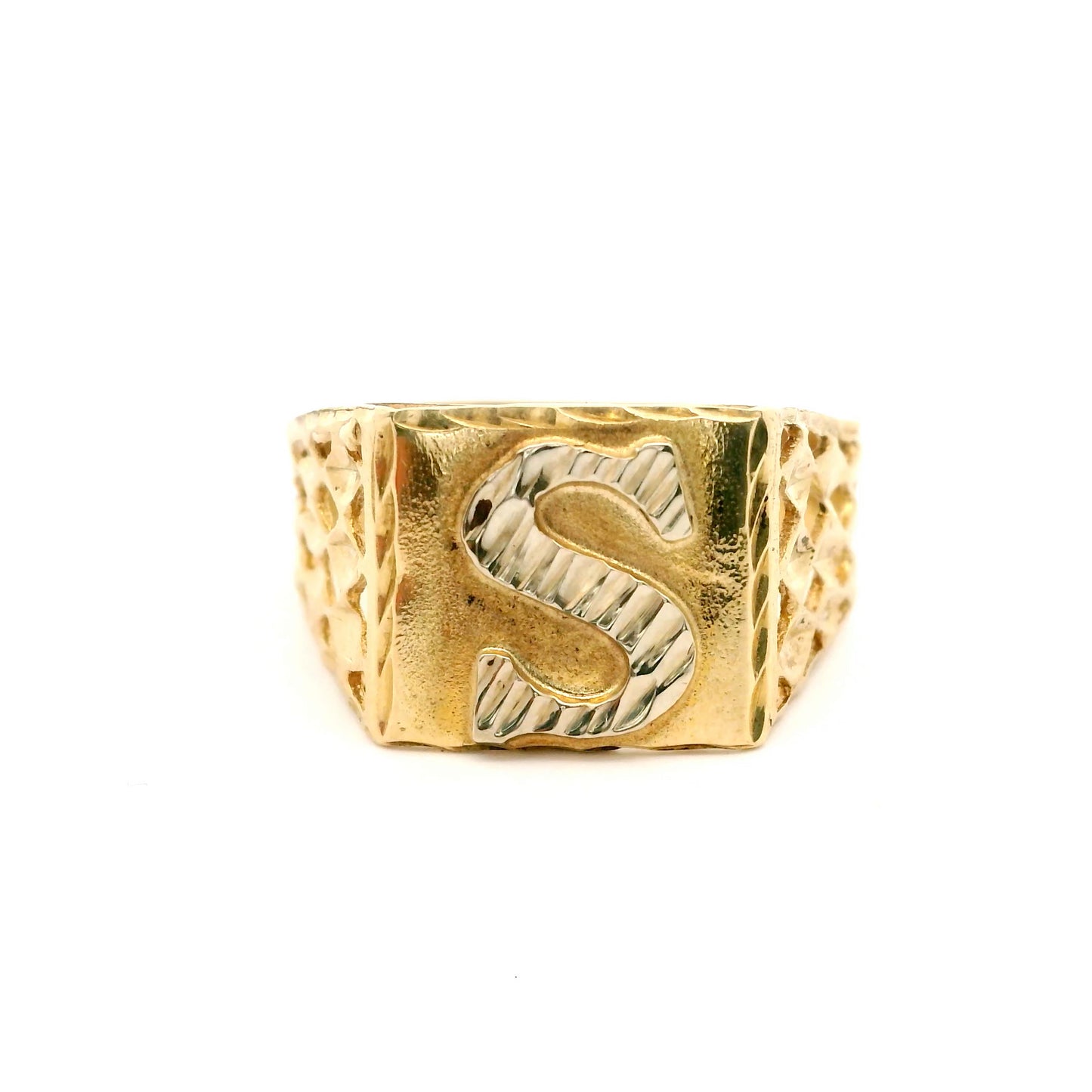 S Signet Ring Size 10.25 1131619