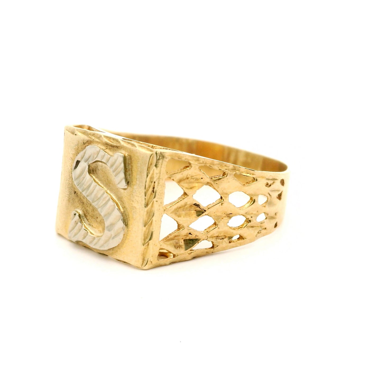 S Signet Ring Size 10.25 1131619