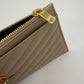 Saint Laurent Grain De Poudre Chevron Monogram Large Bill Pouch 1411868