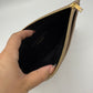 Saint Laurent Grain De Poudre Chevron Monogram Large Bill Pouch 1411868