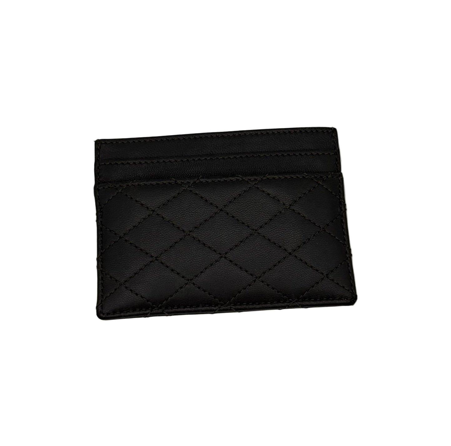 Saint Laurent Lambskin Quilted Monogram Gaby Card Case 1411378