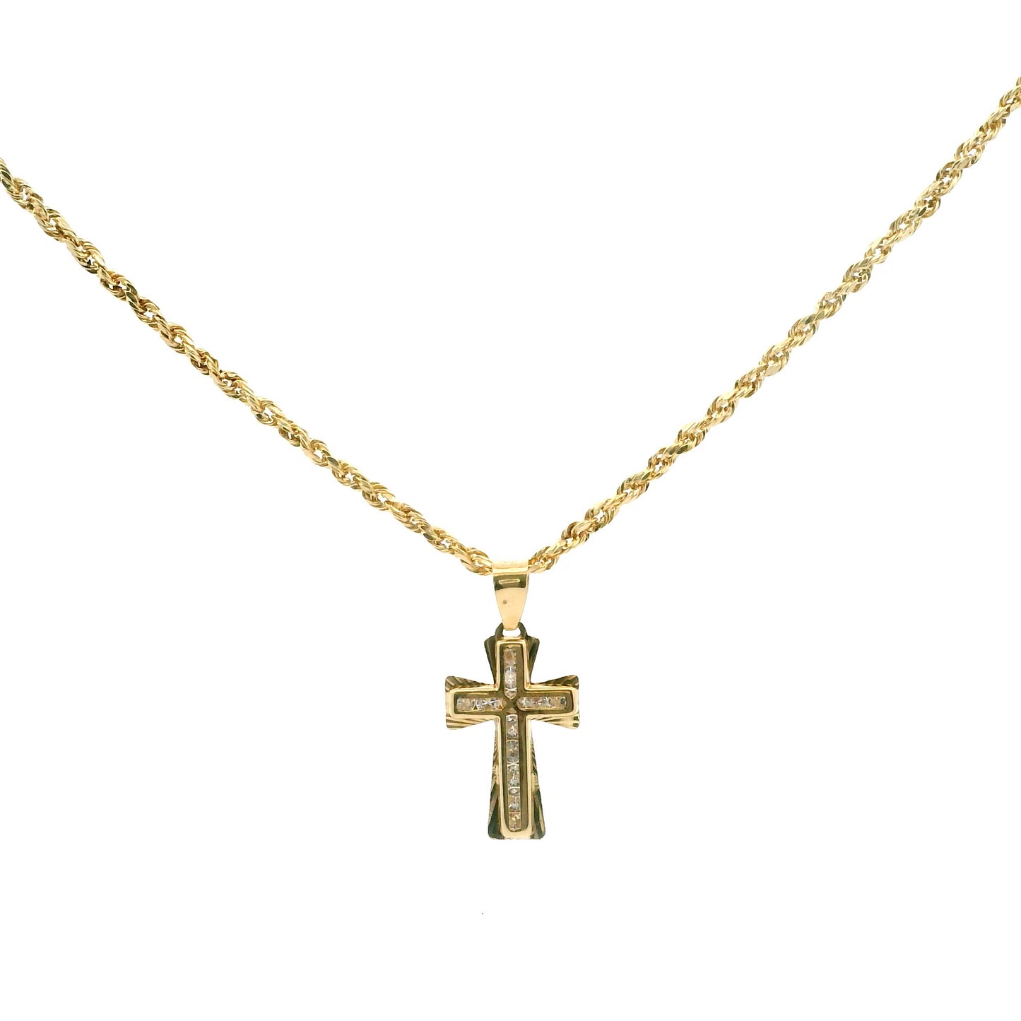 Faith & Fire Cross Necklace 1132675
