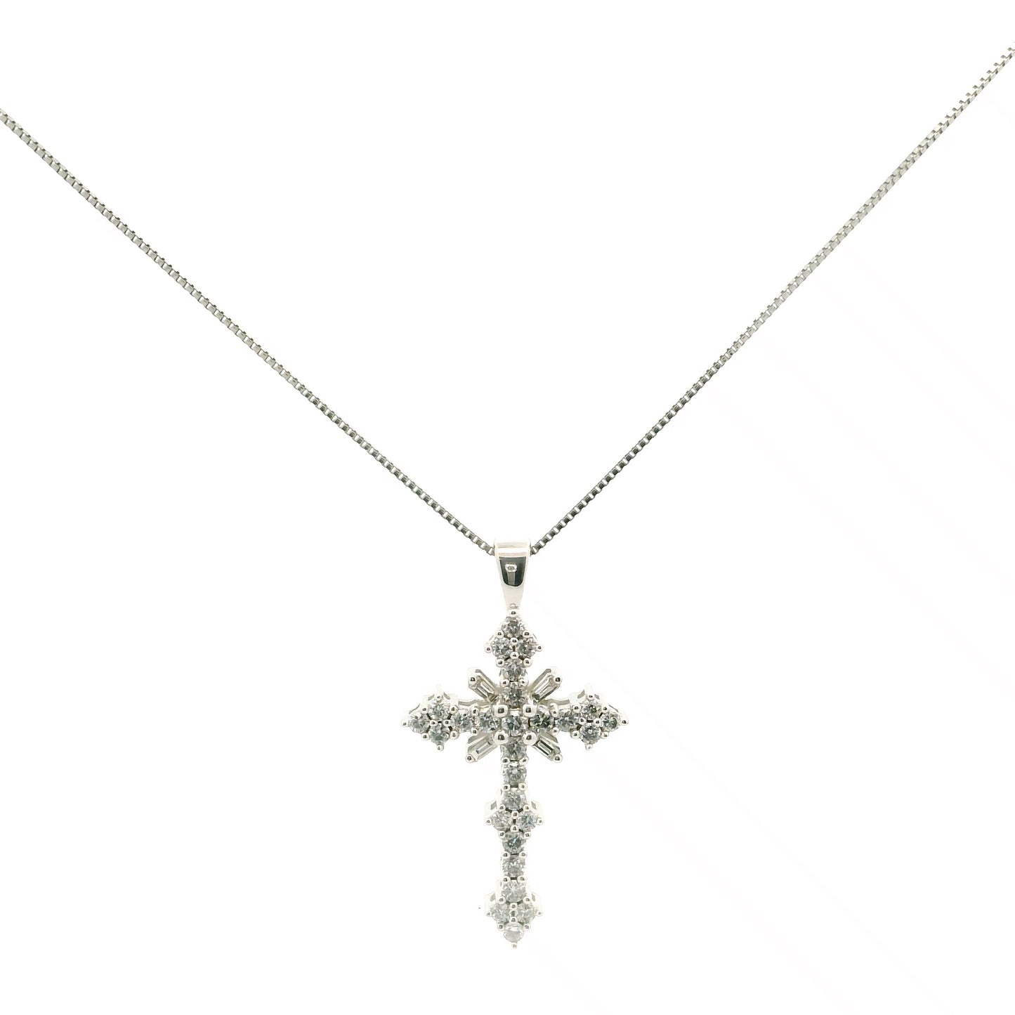 Sacred Shine Cross Necklace 1219496