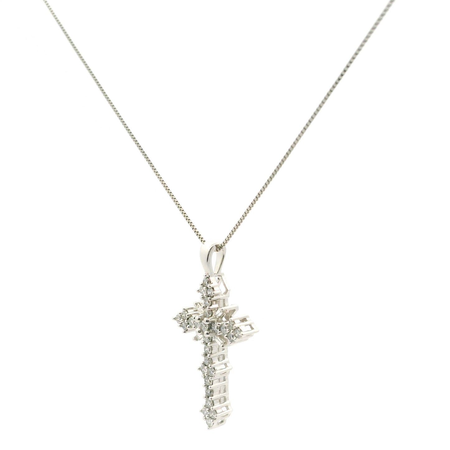 Sacred Shine Cross Necklace 1219496