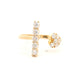 Heart & Bar Wrap Ring Size 7 0250036