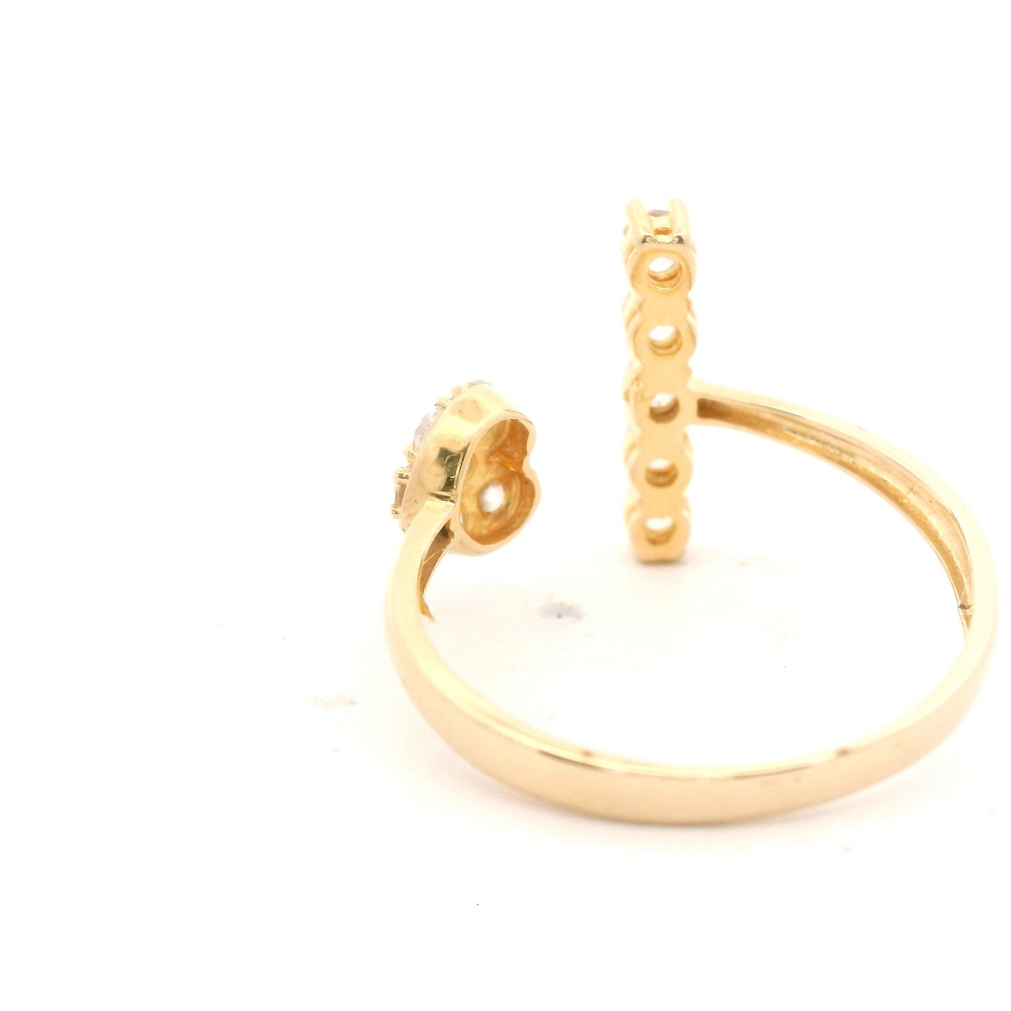 Heart & Bar Wrap Ring Size 7 0250036