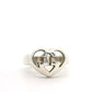 Authentic Gucci Interlocking G Heart Ring 4.5