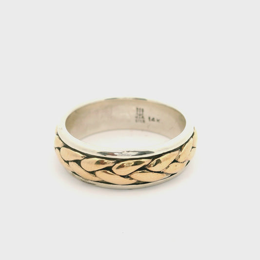 James Avery Braided Ring Size 6.5 0459401