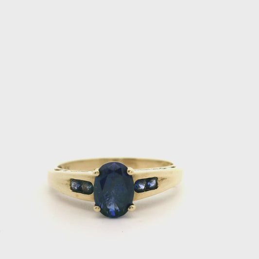 The Dark Blue Ring Size 7 0942790