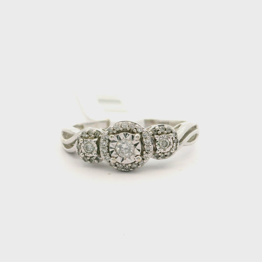 Snowfall Ring Size 9 1411549