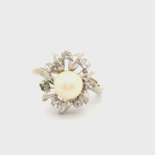 Frosted Pearl Ring Size 5 0380320